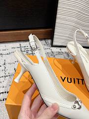 Louis Vuitton LV 6AM Slingback Pump White 5.5cm - 5