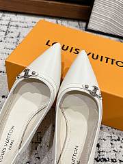 Louis Vuitton LV 6AM Slingback Pump White 5.5cm - 2