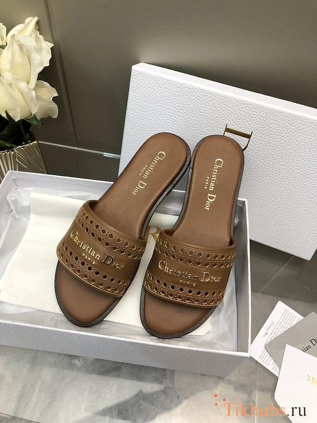 Dior Brown Slides - 1