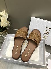 Dior Brown Slides - 5