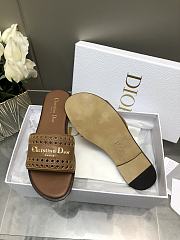 Dior Brown Slides - 3