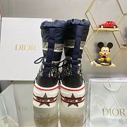 Dior DiorAlps Ski Blue Boots - 4