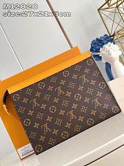 Louis Vuitton LV Pochette Voyage MM Yellow 27x21x6cm - 1