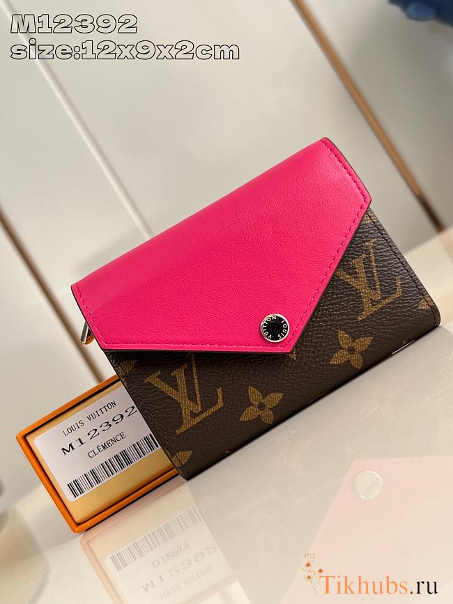 Louis Vuitton LV Victorine Wallet Monogram Pink 12x9.5x2.5cm - 1