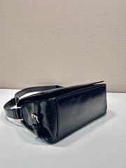 Prada Leather Bag Black 30x20x11cm - 4