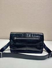 Prada Leather Bag Black 30x20x11cm - 3