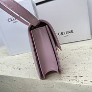 Celine Calfskin Box Crossbody Bag Light Pink 24x7x18cm - 6