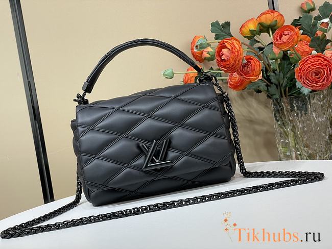 Louis Vuitton LV GO-14 MM Black Lambskin 23x16x10cm - 1