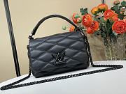 Louis Vuitton LV GO-14 MM Black Lambskin 23x16x10cm - 1