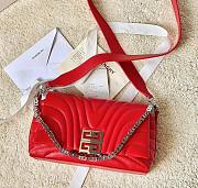 Givenchy Small Soft Bag Red 25x15x6cm - 1