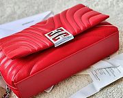 Givenchy Small Soft Bag Red 25x15x6cm - 3