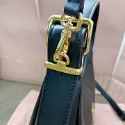 Miu Miu Shoulder Bag Black Leather 20x17x6cm - 6