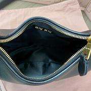 Miu Miu Shoulder Bag Black Leather 20x17x6cm - 5