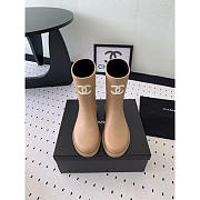 Chanel Short Rain Beige Boots - 3