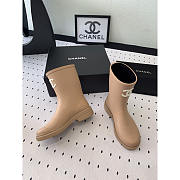 Chanel Short Rain Beige Boots - 2