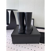 Chanel Short Rain Black Boots - 5