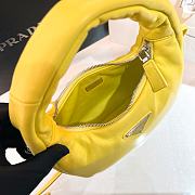 Prada Soft Padded Nappa Leather Mini Yellow Bag 21x12.5x6.5cm - 6