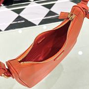 Prada Re-Edition 2005 Hobo Saffiano Orange 22x18x6cm - 6