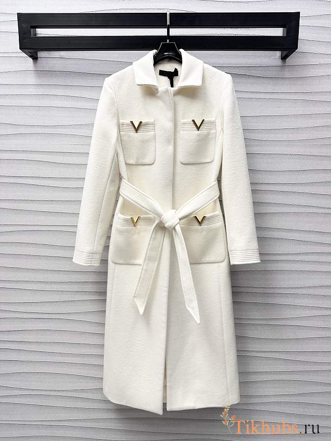 Valentino Drill Double Coat White - 1