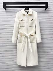 Valentino Drill Double Coat White - 1