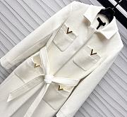 Valentino Drill Double Coat White - 3