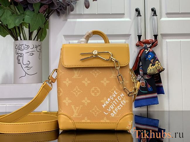 Louis Vuitton LV Nano Steamer Yellow 18x15x7cm - 1