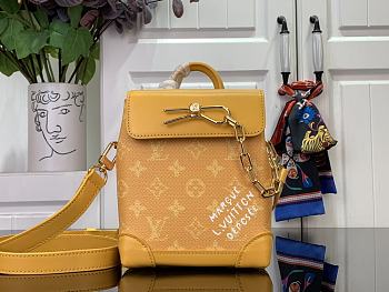 Louis Vuitton LV Nano Steamer Yellow 18x15x7cm