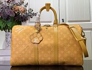 Louis Vuitton LV Keepall Bandoulière 45 Yellow 45x27x20cm - 1