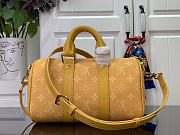 Louis Vuitton LV Keepall Bandoulière 25 Yellow 25x15x11cm - 4