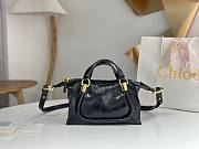 Chloe Small Paraty 24 Handbag Black 27x16x15cm - 1