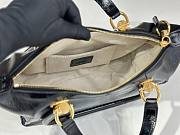 Chloe Small Paraty 24 Handbag Black 27x16x15cm - 4