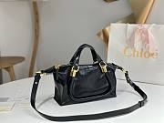 Chloe Small Paraty 24 Handbag Black 27x16x15cm - 3