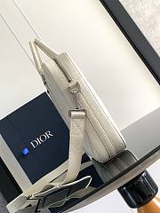 Dior Briefcase White Gravity Leather 37 x 28 x 6 cm - 2