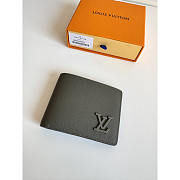 Louis Vuitton LV Wallet Multiple Khaki Green 11.5x9x1.5cm - 3