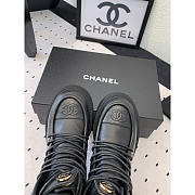 Chanel Calfskin Short Boots Black - 2