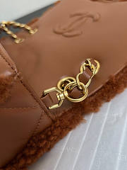 Chanel Flap bag Fleece Gold Brown 23.5x16x7.5cm - 6