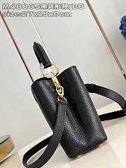 Louis Vuitton LV Capucines Black BB Bag 27x17.3x9cm - 6