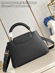 Louis Vuitton LV Capucines Black BB Bag 27x17.3x9cm - 4