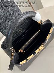 Louis Vuitton LV Capucines Black BB Bag 27x17.3x9cm - 2