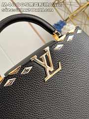 Louis Vuitton LV Capucines MM Bag Black 31x20x11cm - 6