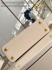 Louis Vuitton LV Capucines White BB Bag 27x17.3x9cm - 3