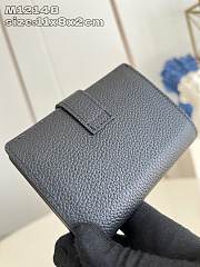 Louis Vuitton LV Wallet Low Key Compact Black 11x8.5x2cm - 4