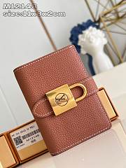 Louis Vuitton LV Wallet Low Key Compact Cognac 11x8.5x2cm - 1