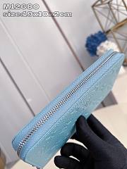 Louis Vuitton LV Zippy Wallet Azur Frost 19.5x10.5x2.5cm - 4