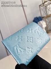 Louis Vuitton LV Victorine Wallet Azur Frost 12x9.5x2.5cm - 2