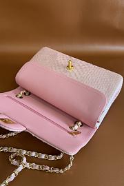 Chanel Flap Bag Pink Crocodile 25cm - 6