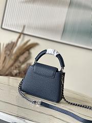 Louis Vuitton LV Mini Capucines Navy Blue Bag 21x14x8cm - 2