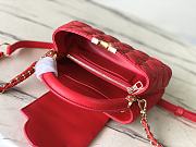 Louis Vuitton LV Capucines East-West Mini Red 22x12x8cm - 6