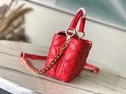 Louis Vuitton LV Capucines East-West Mini Red 22x12x8cm - 5