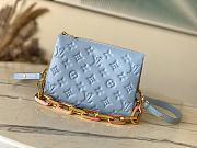 Louis Vuitton LV Coussin Bag BB Blue 21x16x7cm - 1